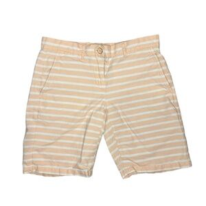 Gap Pink and White Striped Shorts